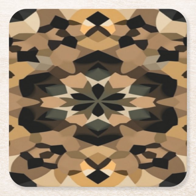 Geometric barware coasters (Front)