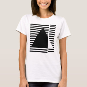 Geometric Bauhaus triangle inspired design T-Shirt