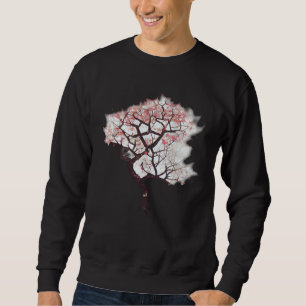 Geometric Beauty of Life with this Vibrant Cherry  Sweatshirt