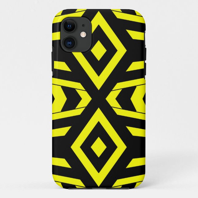 Geometric Bee Case-Mate iPhone Case (Back)
