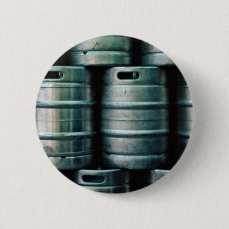 Geometric beer barrels, Czech Republic 6 Cm Round Badge