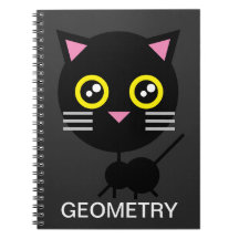 Geometric Black Cat 