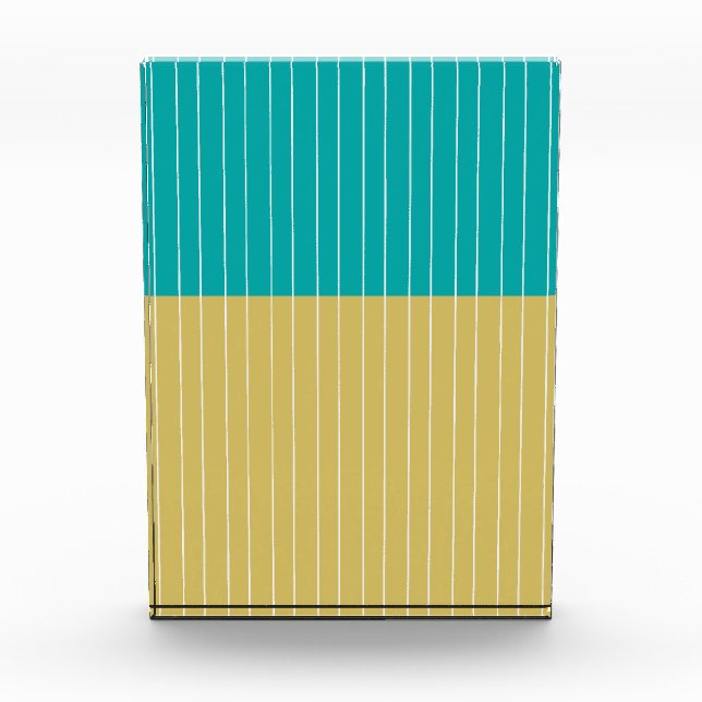 Geometric Blocks and Lines Yellow Blue (Front)