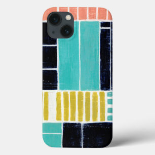 Geometric Blocks iPhone 13 Case