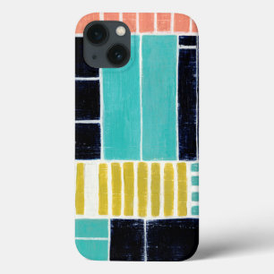 Geometric Blocks iPhone 13 Case