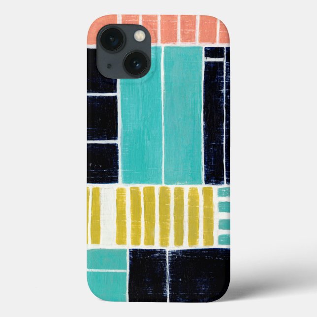 Geometric Blocks Case-Mate iPhone Case (Back)