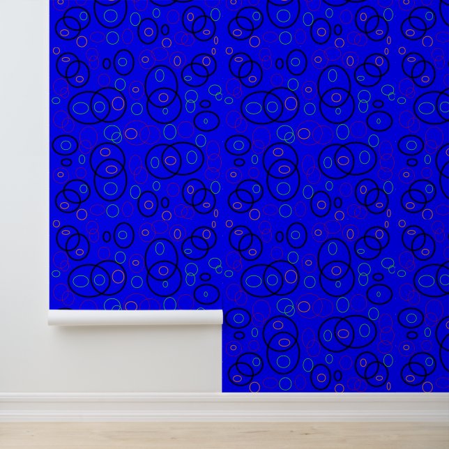 Geometric blue design wallpaper (Application)