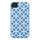 Geometric Blue Iphone 4/4S Case
