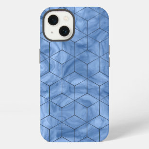Geometric Blue Marble iPhone 13 Case