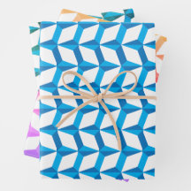 Geometric Blue Pattern Design