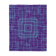 Geometric blue pattern