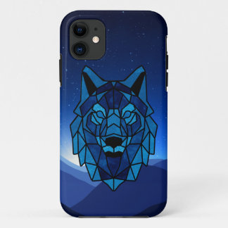 Geometric Blue Wolf  Case-Mate iPhone Case