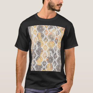 Geometric Boho Tribal: Distressed Pattern. T-Shirt