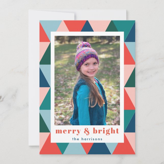 Geometric border card (Front)