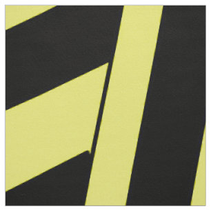 Geometric Bumble Bee Fabric