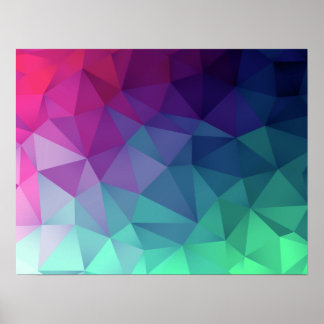 Geometric Burst Poster