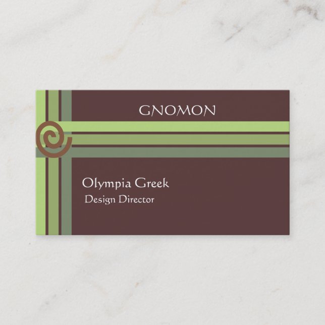Geometric Business Cards (Front)