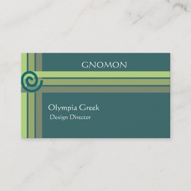 Geometric Business Cards (Front)