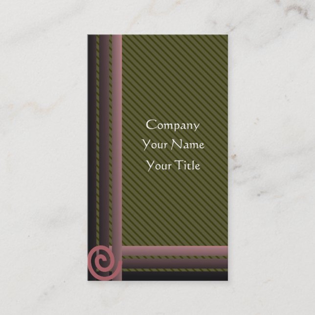 Geometric Business Gards Business Card (Front)