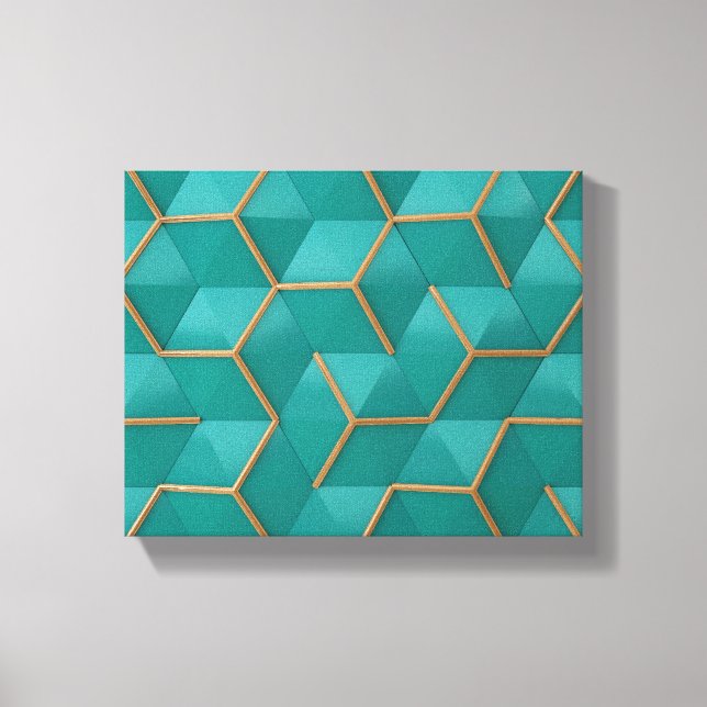 geometric canvas print (Front)