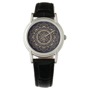 Geometric Celestial Pattern Watch
