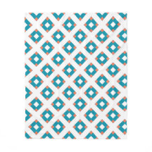 Geometric Charm Fleece Blanket