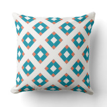 Geometric Charm Throw Pillow