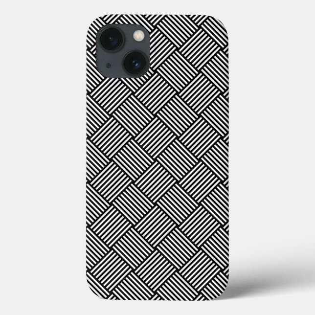Geometric checked texture Case-Mate iPhone case (Back)