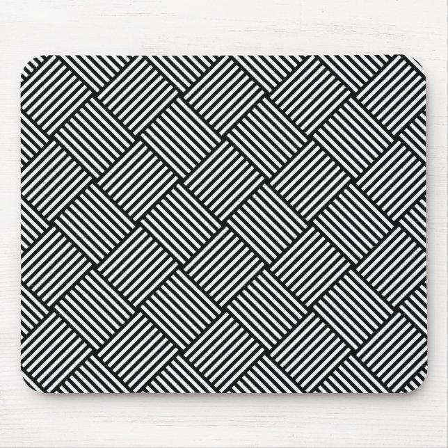 Geometric checked texture mouse pad (Front)
