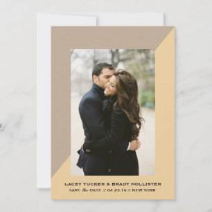Geometric Chic Save the Dates WEDDINGS Date
