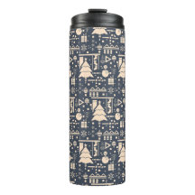 Geometric Christmas Pattern