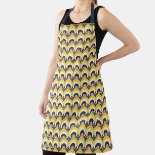 Geometric Circle Pattern Apron