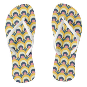 Geometric Circle Pattern Jandals