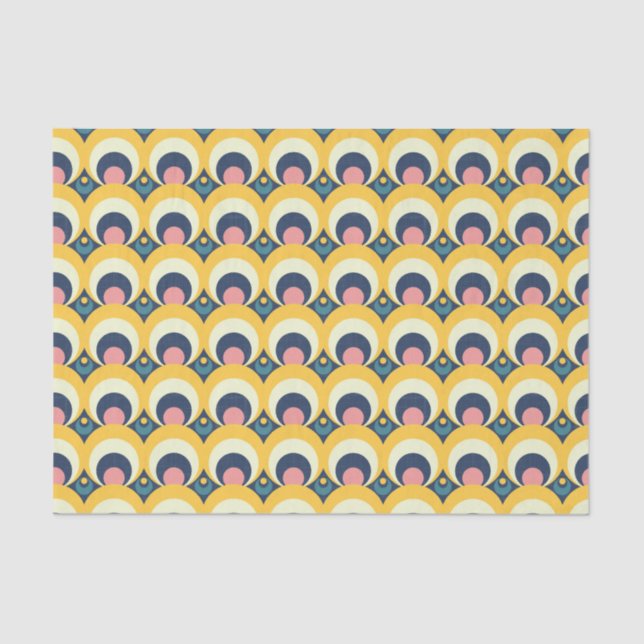 Geometric Circle Pattern Tissue Paper (Front)