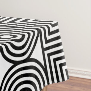 Geometric Circles and Squares  Tablecloth