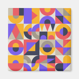 Geometric Colored shapes Magnet