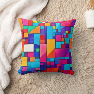 Geometric Colour Art Cushion