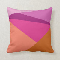 Geometric Colour Block Shapes in Purple Magenta