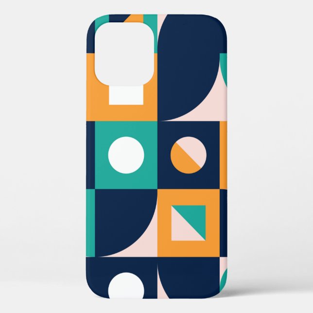 Geometric colour composition template with abstrac Case-Mate iPhone case (Back)