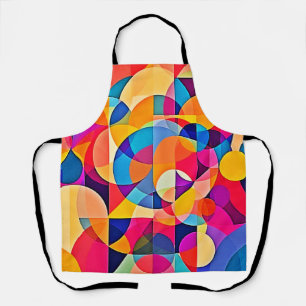 Geometric Colour Emotion Apron