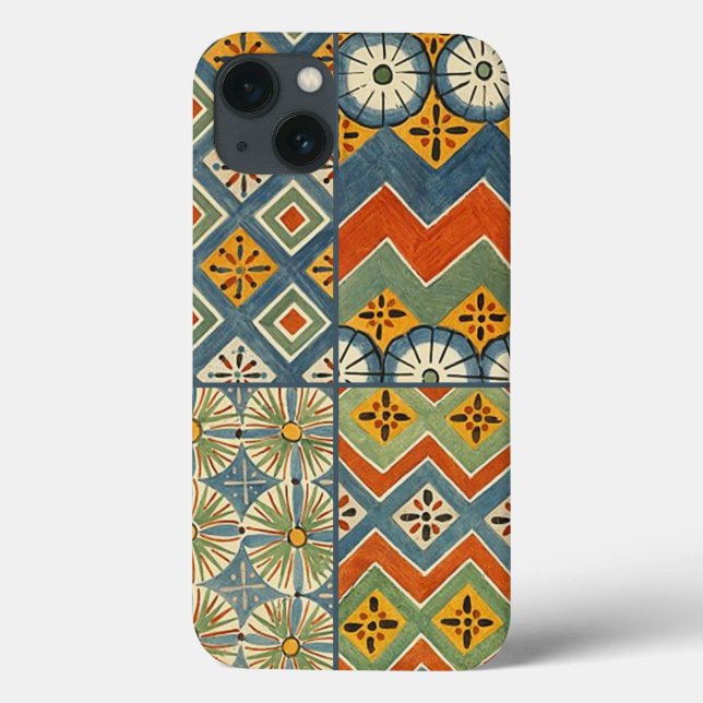 Geometric Colourful Antique Egyptian Graphic Art Case-Mate iPhone Case (Back)