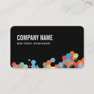 Geometric Colourful Business Card