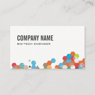 Geometric Colourful Business Card
