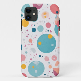 Geometric colourful circl patterend Case-Mate iPhone case