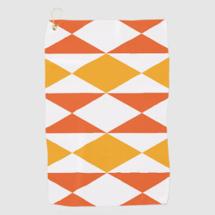 Geometric Colourful Diamond Modern Geometric  Golf Towel