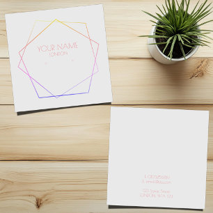 Geometric colourful earring holder