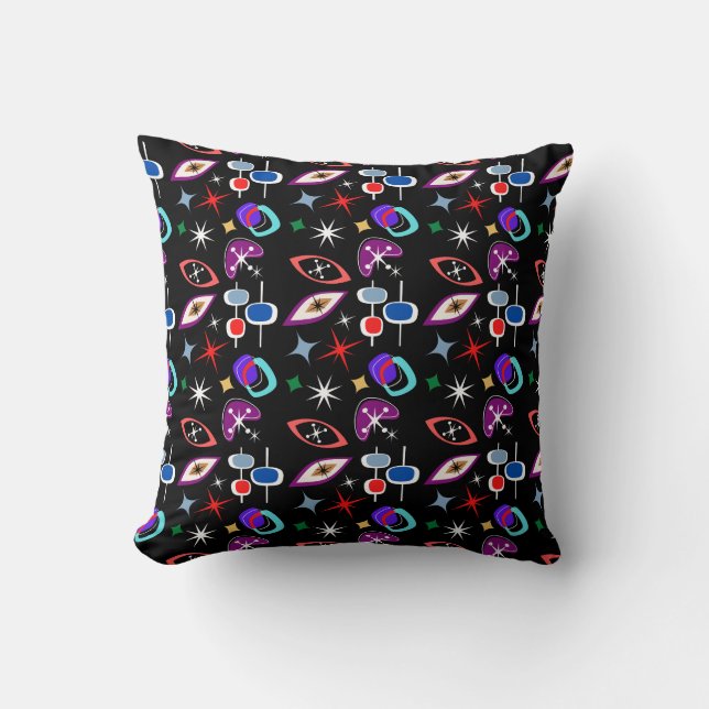 Geometric Colourful Pattern Cushion (Front)