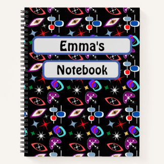 Geometric Colourful Pattern Notebook