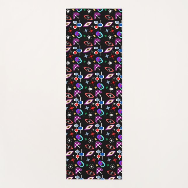 Geometric Colourful Pattern Yoga Mat (Front)