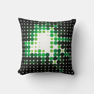 Geometric colourful vintage background. Abstract h Cushion